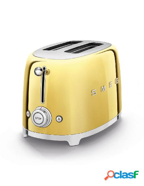 Smeg toaster 2x2 50´style oro tsf01goeu (promoción -10%)
