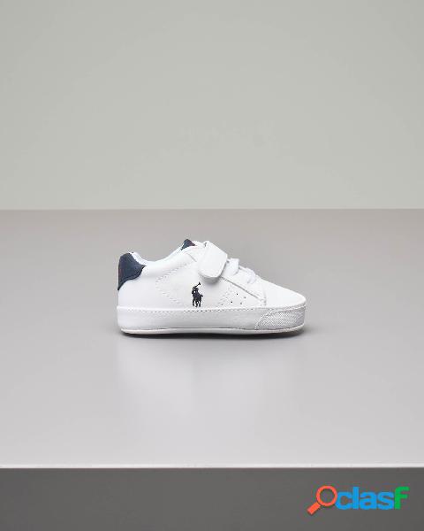 Sneakers Theron bianche in ecopelle 16-18