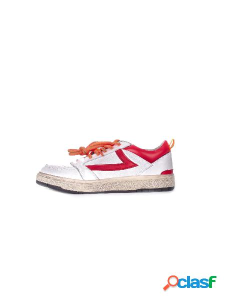 Sneakers Uomo HTC White red Starlight vintage
