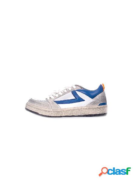 Sneakers Uomo HTC White royal Starlight suede