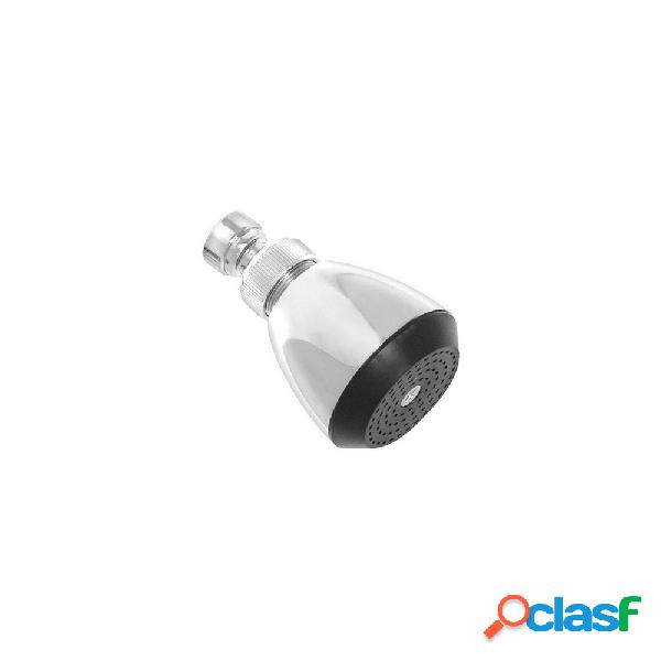 Soffione doccia monogetto con snodo, altezza totale 10 cm