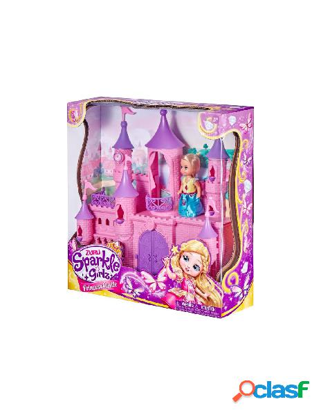 Sparke girlz - castello della principessa con bambola da 12