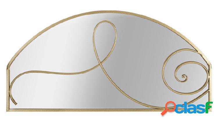 Specchiera semicircolare moderna cornice e decorazione in
