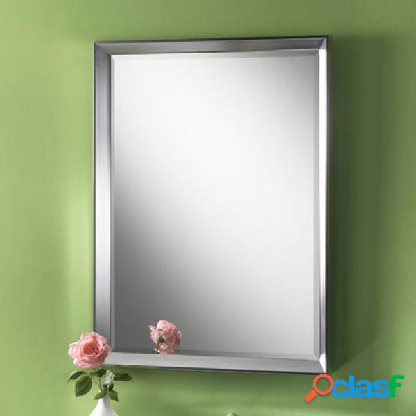 Specchio con cornice di allumino RIFLESSO 70xh90 cm Finitura