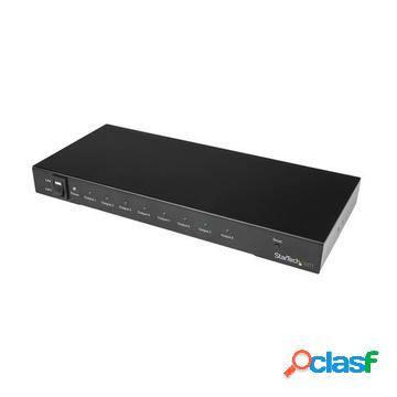 Splitter hdmi a 8-porte 4k 60hz - supporto hdr - audio