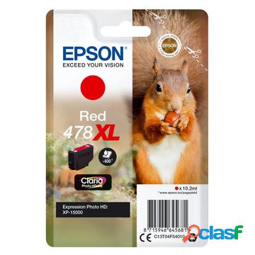 Squirrel singlepack red 478xl claria photo hd ink