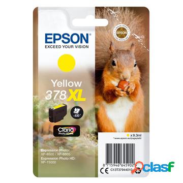 Squirrel singlepack yellow 378xl claria photo hd ink