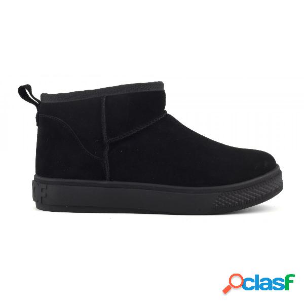 Stivale da neve mini in camoscio con suola sneaker