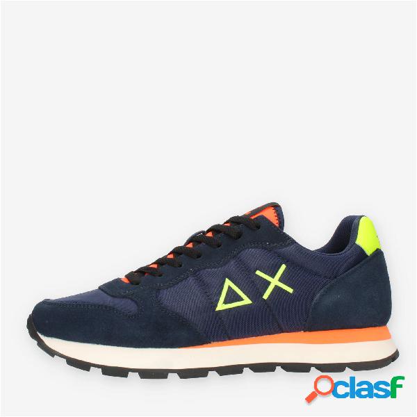 Sun68 Tom Solid Fluo Sneakers da uomo blu