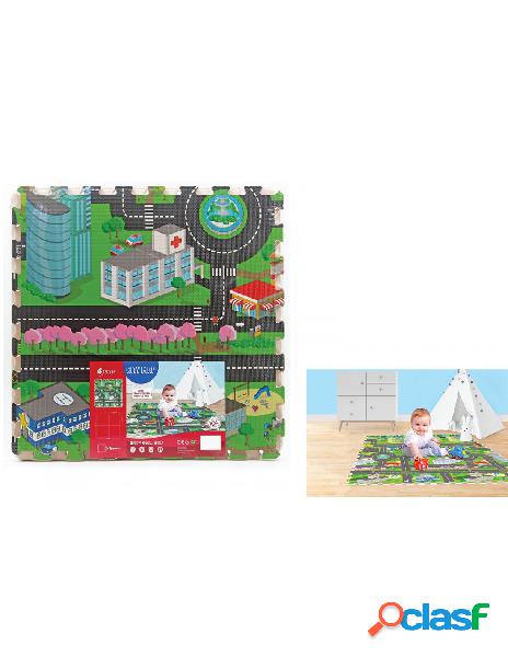 Sunta - tappeto puzzle mappa citta 120x120