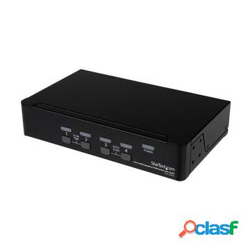 Switch kvm displayport usb a 4 porte con audio