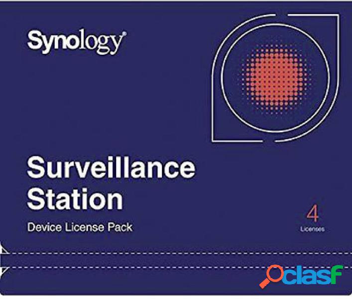 Synology DEVICE LICENSE X 4 Pacchetto di licenze server NAS
