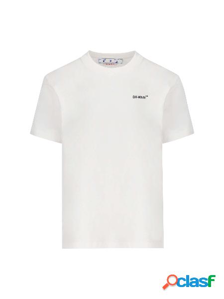 T-Shirt “Caravaggio Arrow” Off-White In Cotone