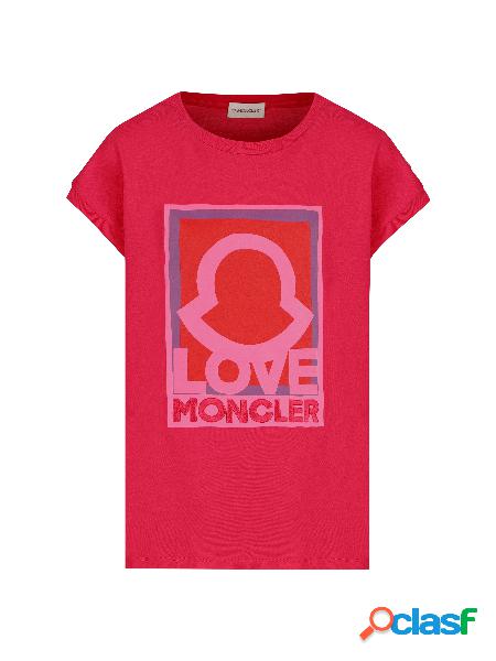 T-Shirt Moncler In Cotone