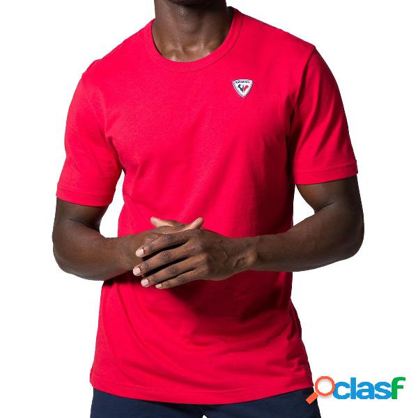 T-shirt Rossignol Logo Plain (Colore: red, Taglia: S)