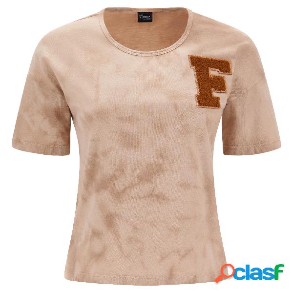 T-shirt comfort tie dye in jersey leggero