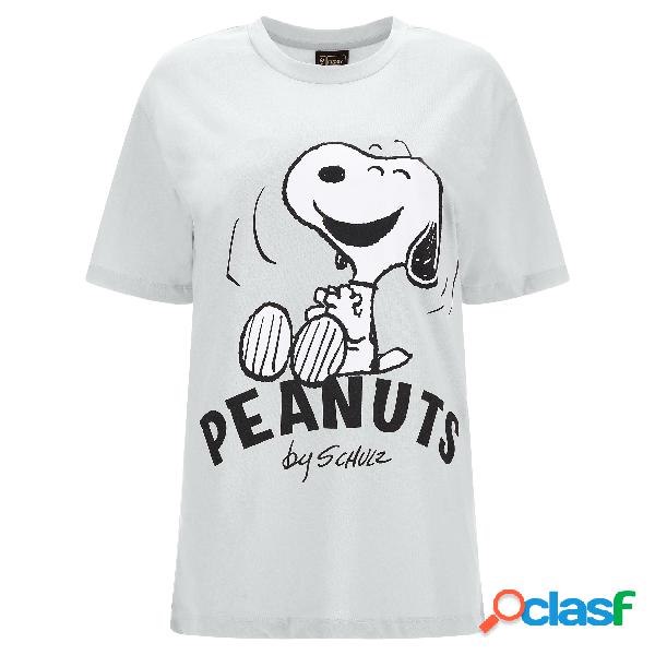 T-shirt cropped comfort fit con stampa Peanuts