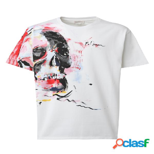 T-shirt paint skull