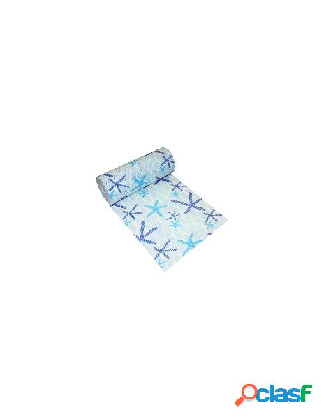 Tappeto in rotolo tavola & co. q111019 stella marina azzurro