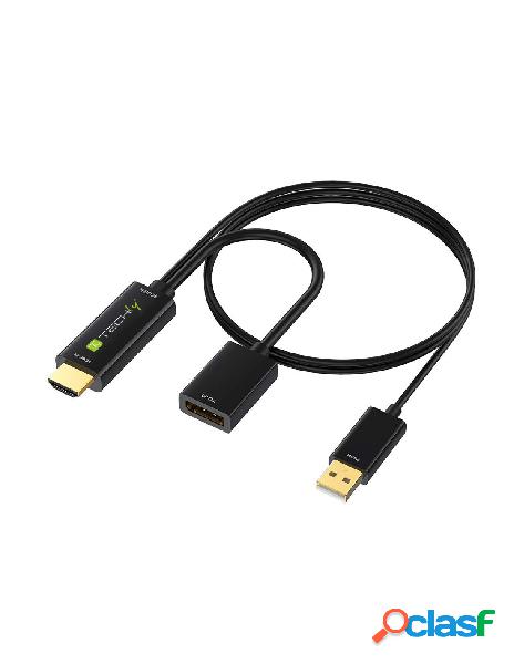 Techly - adattatore convertitore da hdmi&trade a displayport
