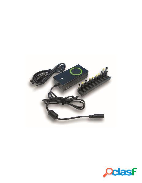 Techly - alimentatore universale ac per notebook e lcd 90w