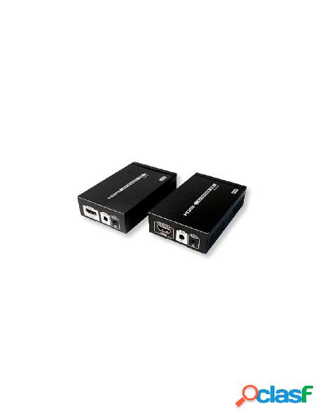 Techly - amplificatore extender hdbaset 4k fino a 100m