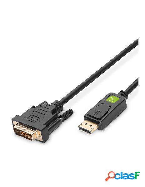 Techly - cavo monitor displayport a dvi 2 m