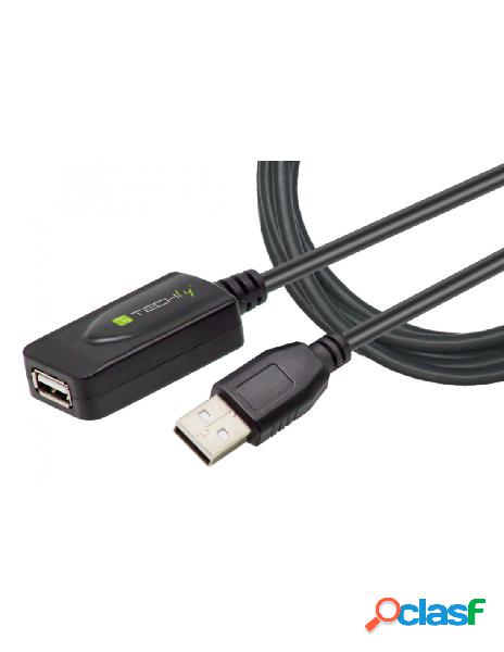 Techly - cavo prolunga attivo extender usb hi speed