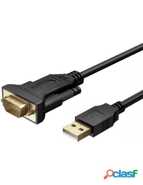 Techly - convertitore adattatore techly da usb 2.0 a seriale