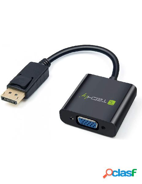 Techly - convertitore da displayport v1.2 a vga 15 cm