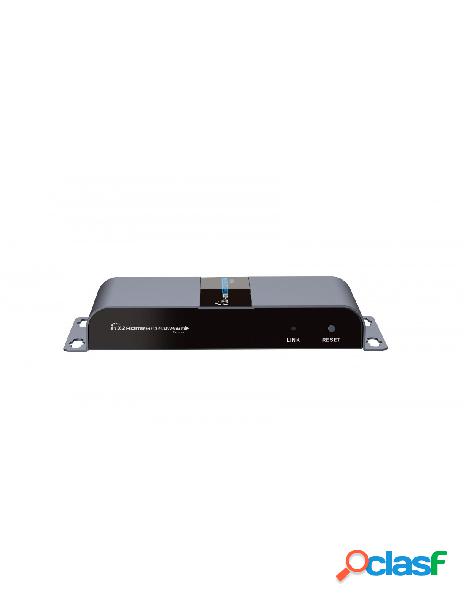 Techly - extender splitter hdmi 1x2 con ir su cavo cat. 6
