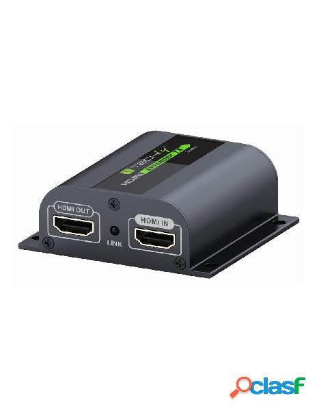 Techly - extender splitter hdmi con ir su cavo cat. 6 fino a