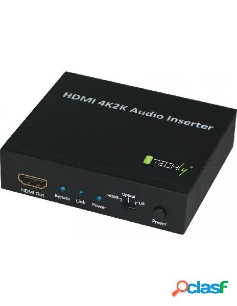 Techly - inseritore audio hdmi 4k2k