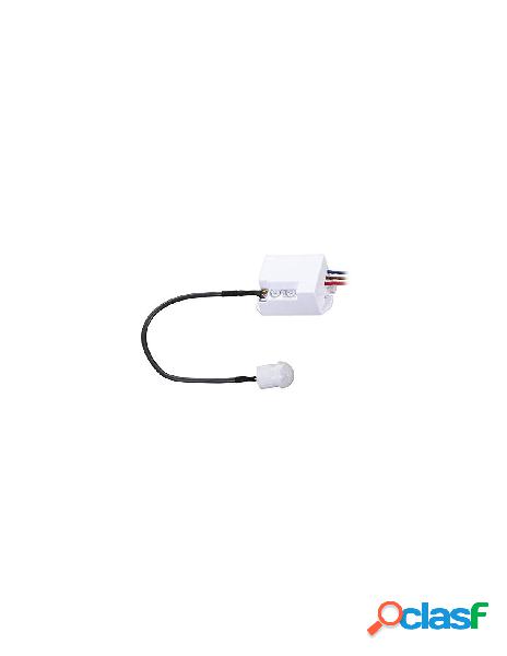 Techly - mini sensore di movimento led infrarossi da incasso