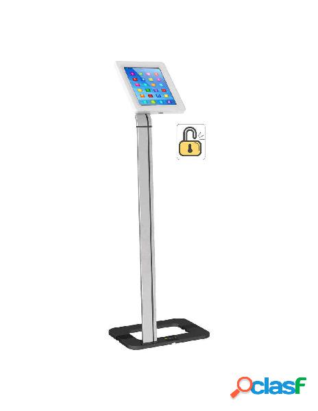 Techly np - supporto da pavimento con chiave di sicurezza