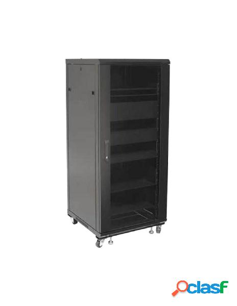 Techly professional - armadio rack 19'' 600x600 27u per