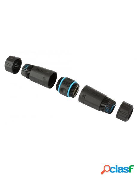 Techly professional - connettore cat.6 rj45 f/f impermeabile