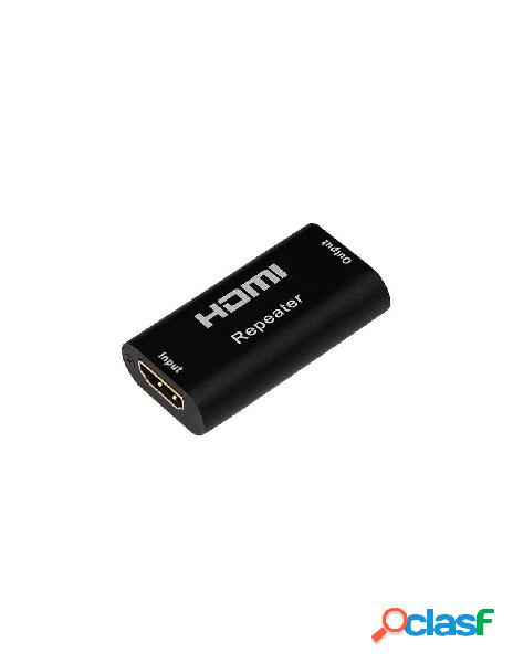 Techly - ripetitore di segnale hdmi 2.0 4k yuv 4:4:4 40m
