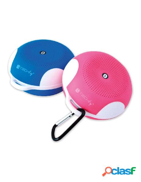 Techly - speaker portatile bluetooth wireless sport microsd