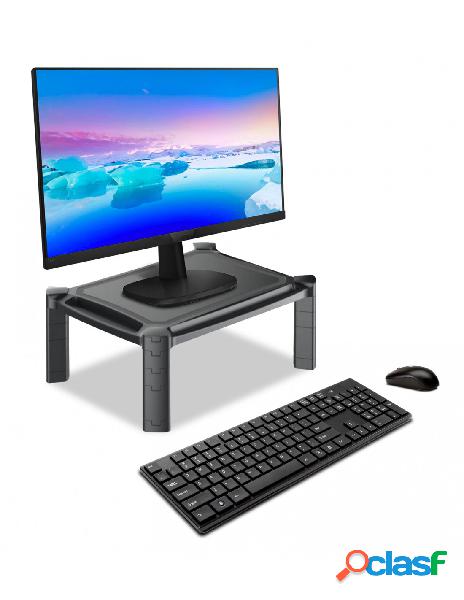 Techly - supporto da scrivania monitor notebook laptop con