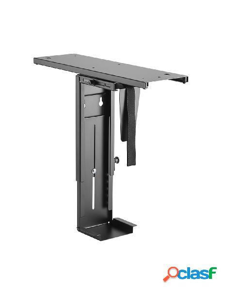 Techly - supporto pc regolabile sotto scrivania