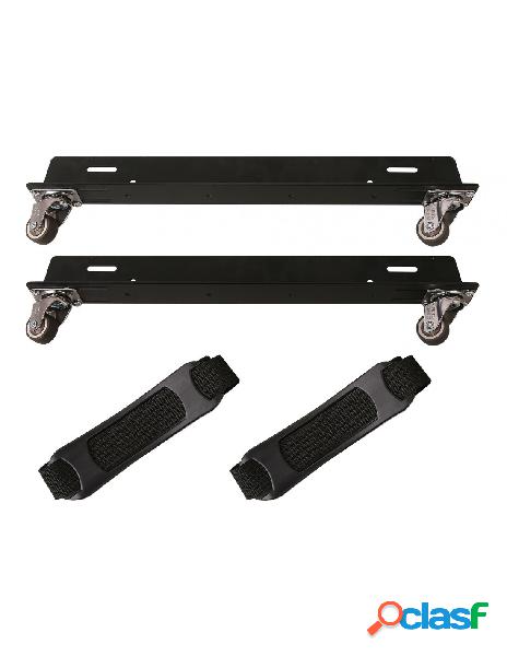 Techly - supporto universale per pc case tower con ruote
