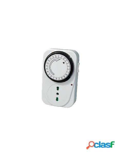 Techly - timer analogico giornaliero 24 ore