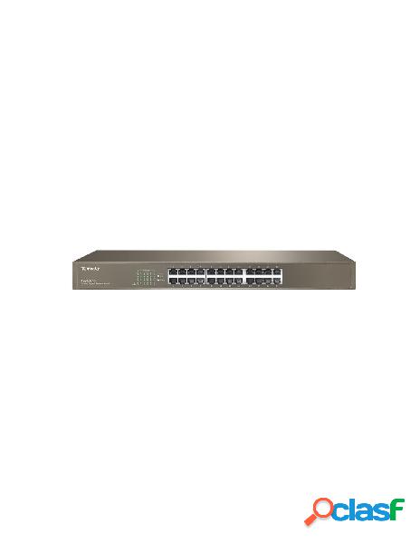 Tenda - switch 24 porte gigabit installabile a rack teg1024g