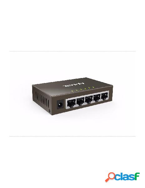 Tenda - switch 5 porte gigabit metallo tenda teg1005d