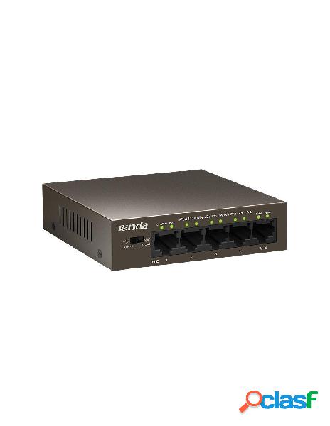 Tenda - switch desktop 5 porte 10/100 con 4 porte poe