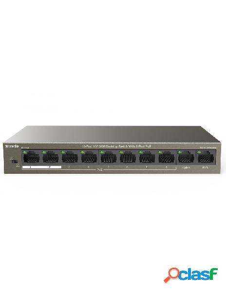 Tenda - switch desktop 8 porte 10/100m poe 63w