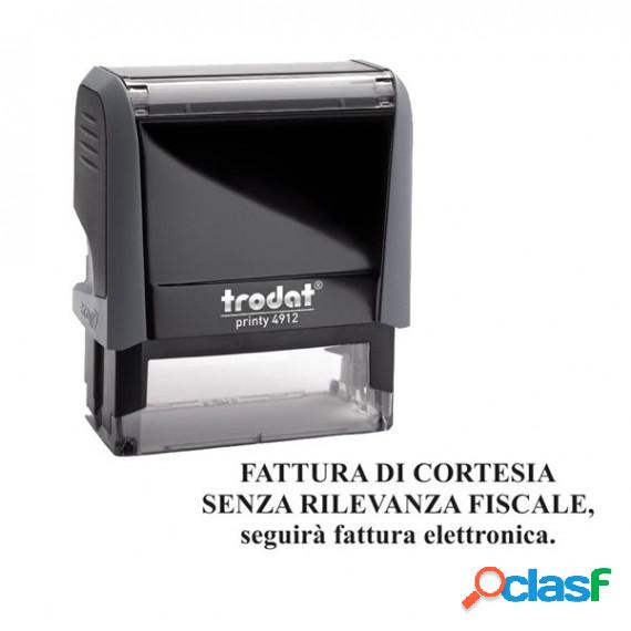 Timbro Printy 4912 - FATTURAZIONE ELETTRONICA - 47x18 mm -