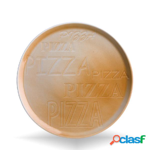 Tognana Cinzia Piatto Pizza Cuoio 33 Cm Set 6 Pz Porcellana