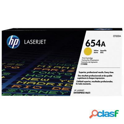 Toner originale Hp CF332A 654X GIALLO